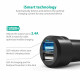Автомобильная зарядка RAVPower Metal Dual USB Car Charger 24W 4.8A with iSmart 2.0 Charging Tech